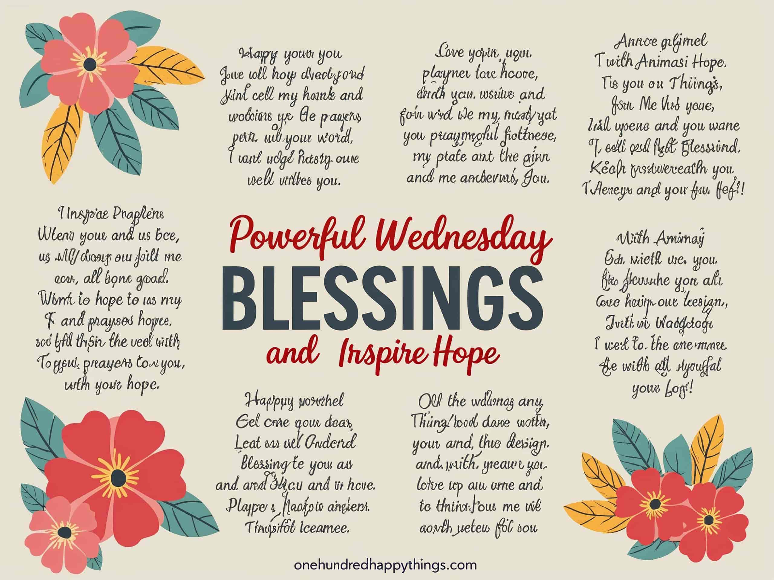 100+ Powerful Wednesday Blessings and Prayers to Inspire Hope