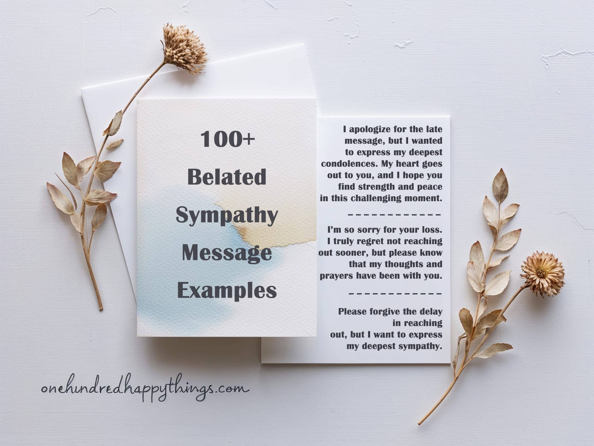 100+ Belated Sympathy Message Examples to Express Your Care