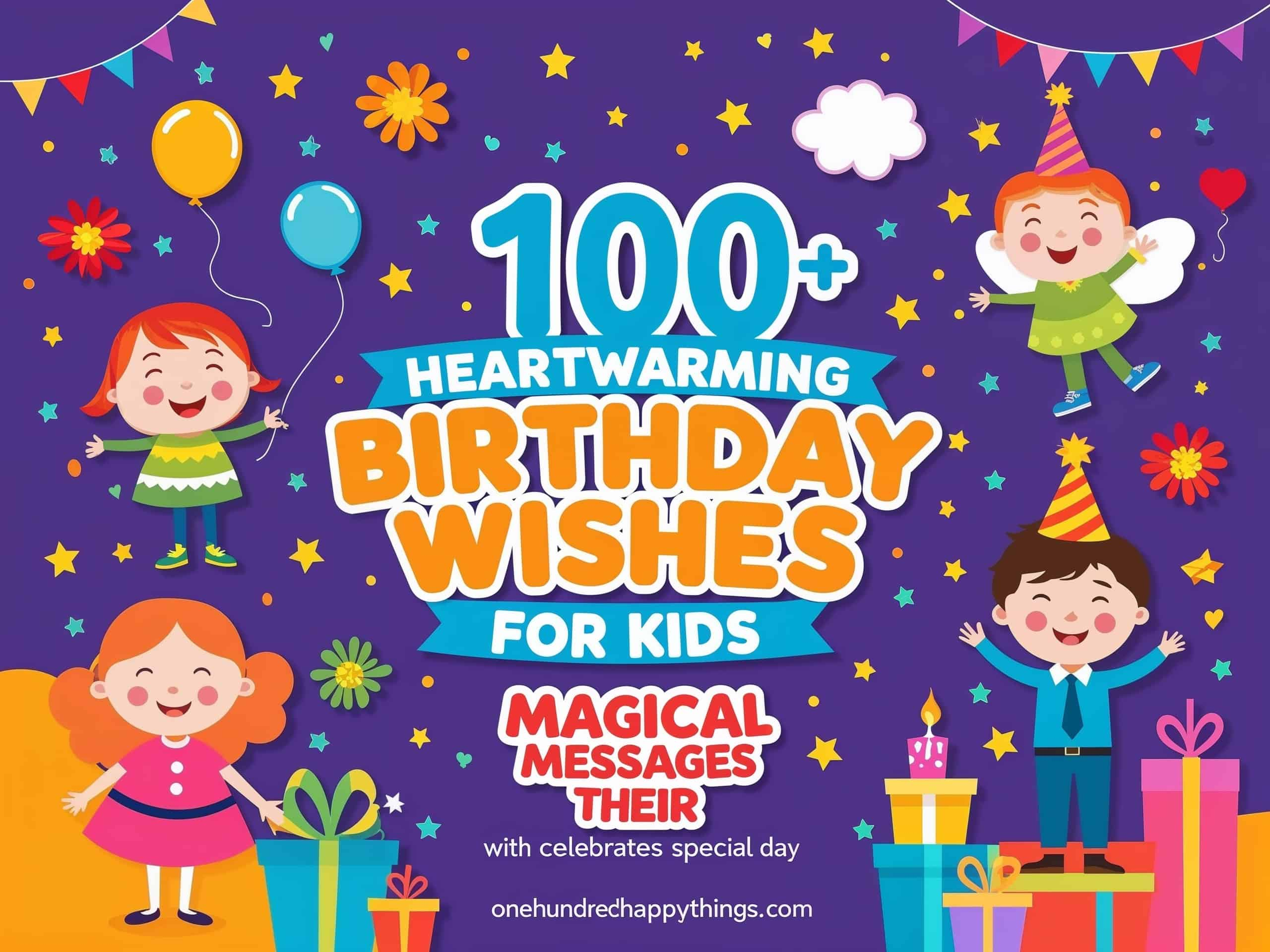 100+ Heartwarming Birthday Wishes for Kids: Magical Messages to Celebrate Their Special Day