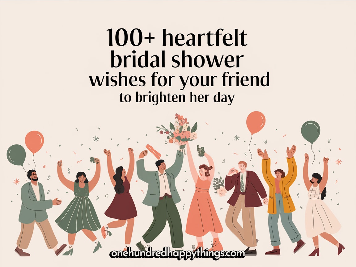 100+ Heartfelt Bridal Shower Wishes for Your Friend to Brighten Her Day