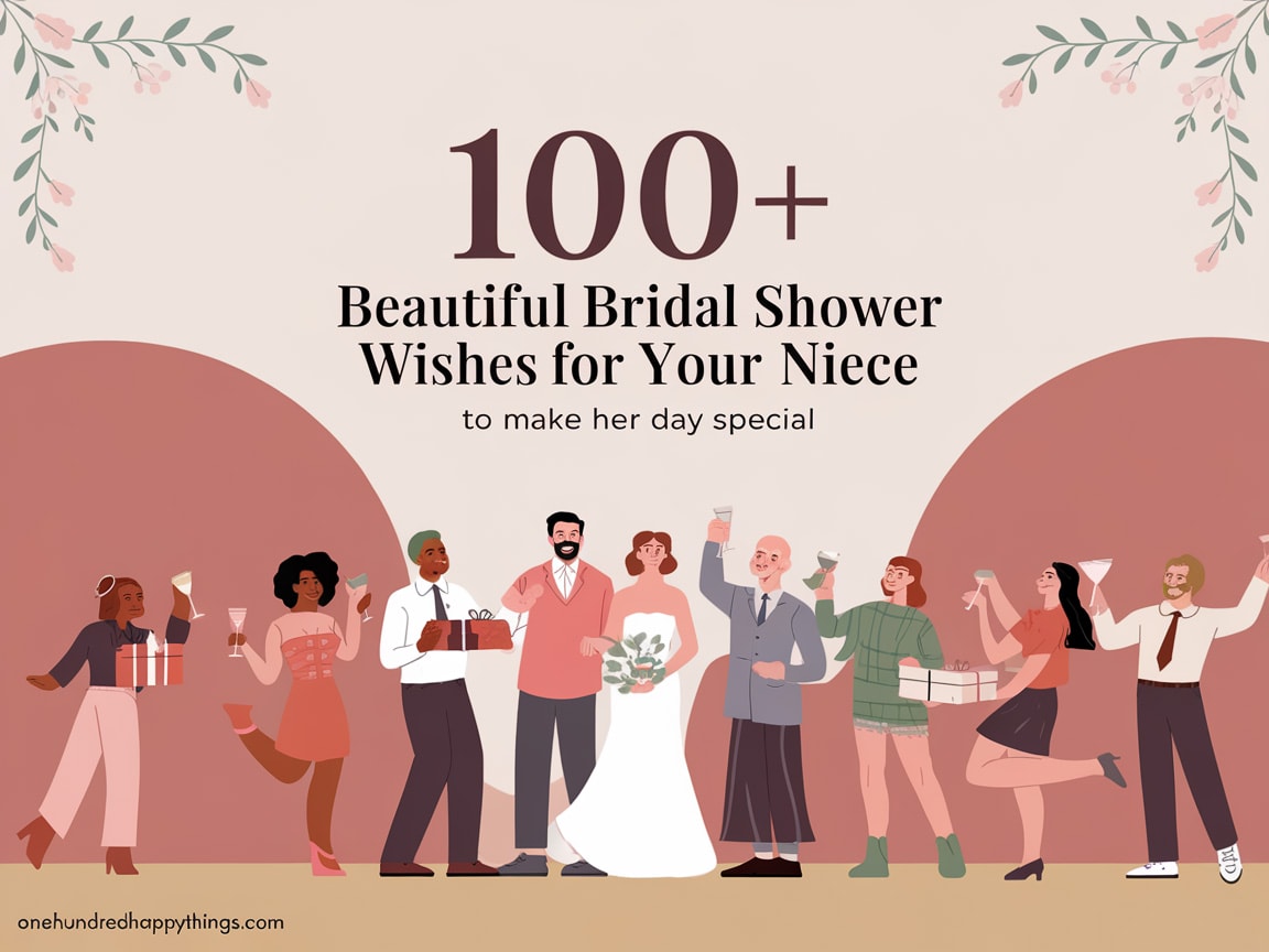 100+ Beautiful Bridal Shower Wishes for Your Niece to Make Her Day Special