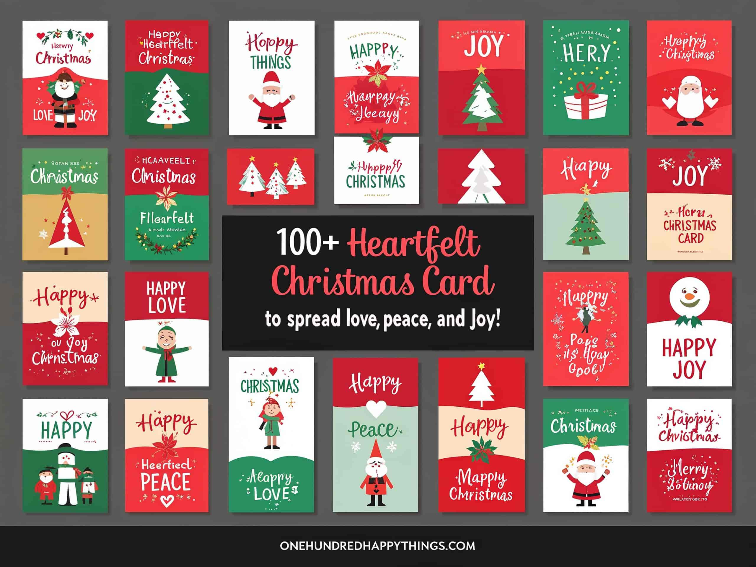 100+ Heartfelt Christmas Card Messages to Spread Love, Peace, and Joy