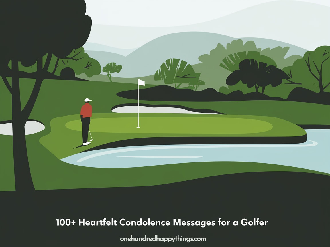 100+ Heartfelt Condolence Messages for a Golfer to Honor Their Legacy