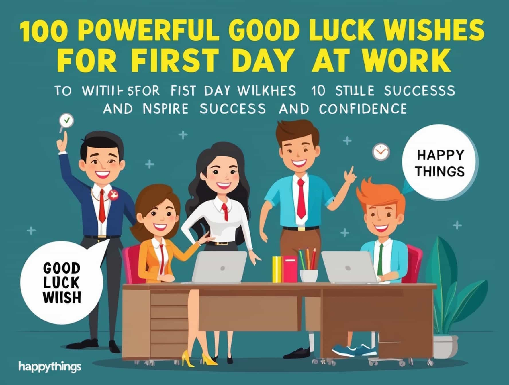 100 Powerful Good Luck Wishes for First Day at Work to Inspire Success and Confidence