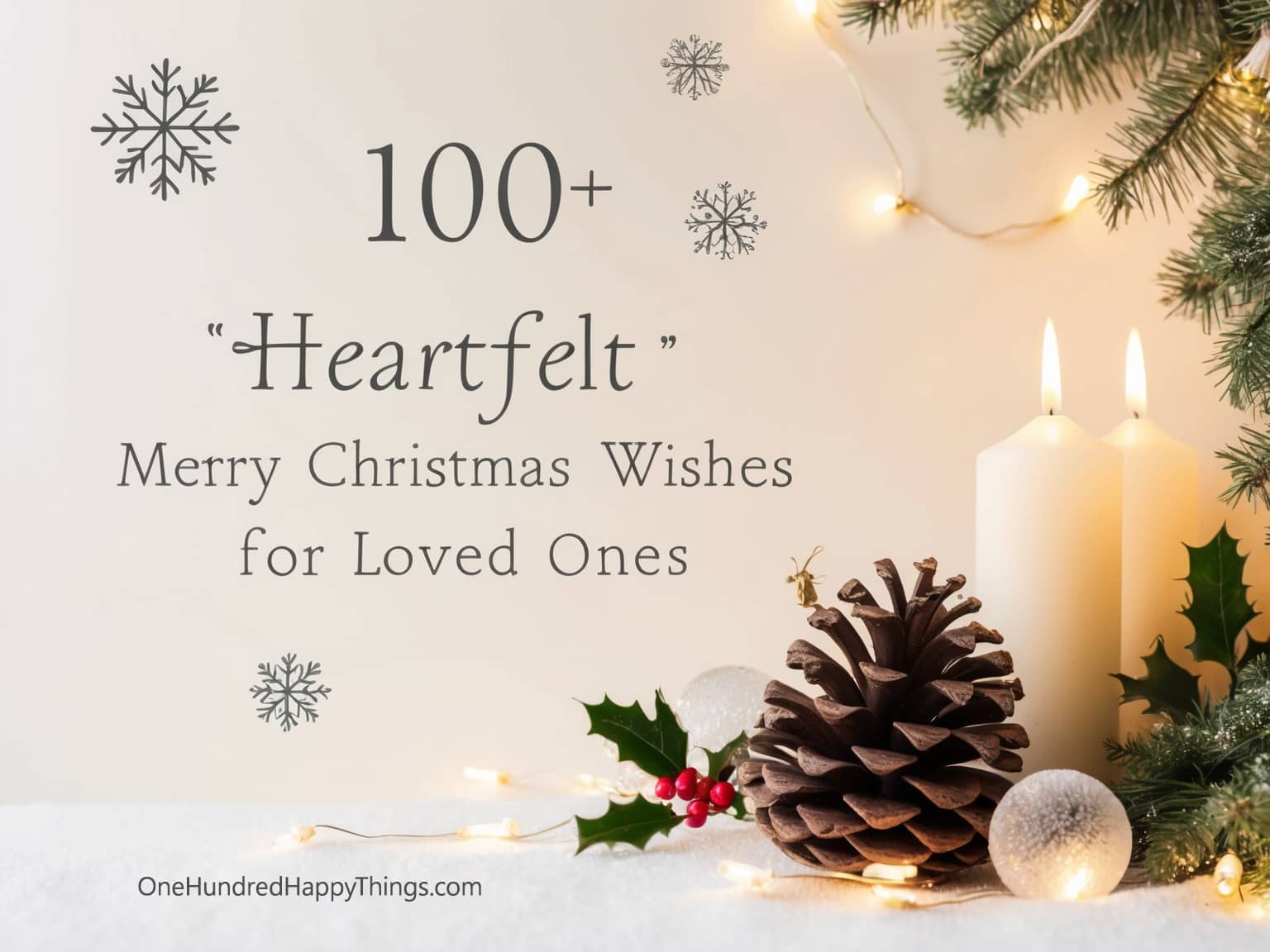 100+ Heartfelt Merry Christmas Wishes for Loved Ones