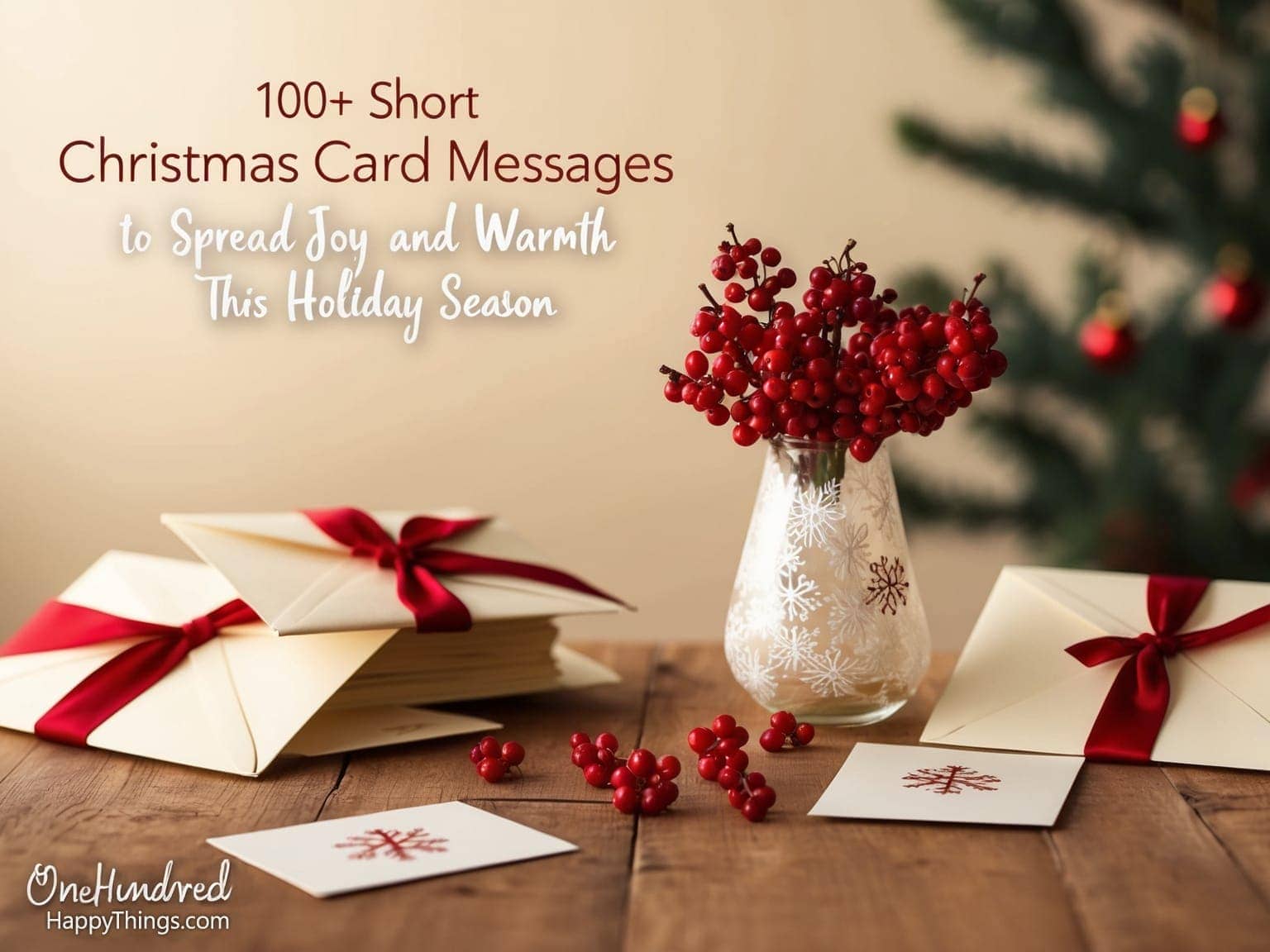 100+ Short Christmas Card Messages to Spread Joy and Warmth This Holiday Season