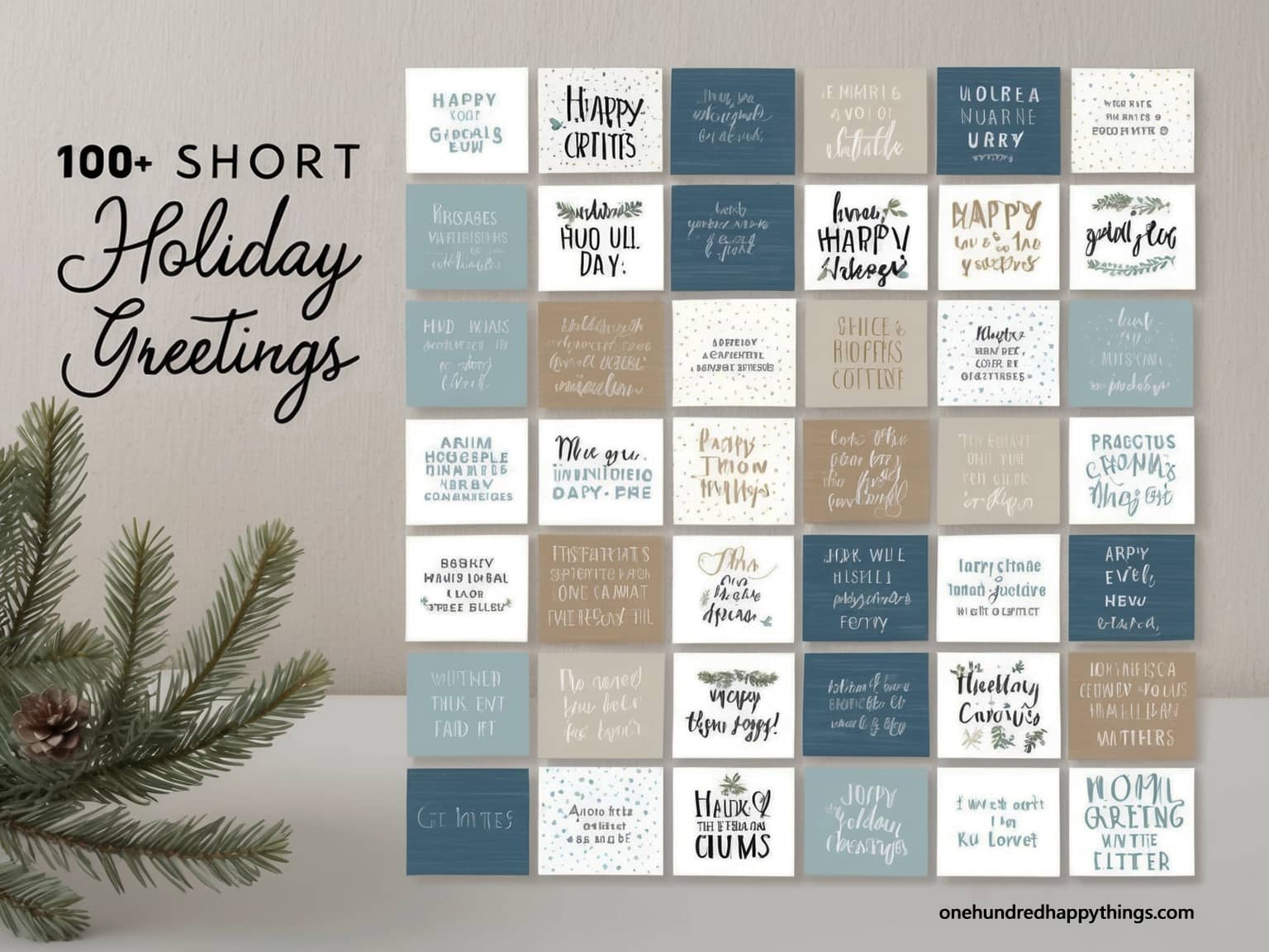 100+ Short Holiday Greetings to Spread Joy and Warmth This Season