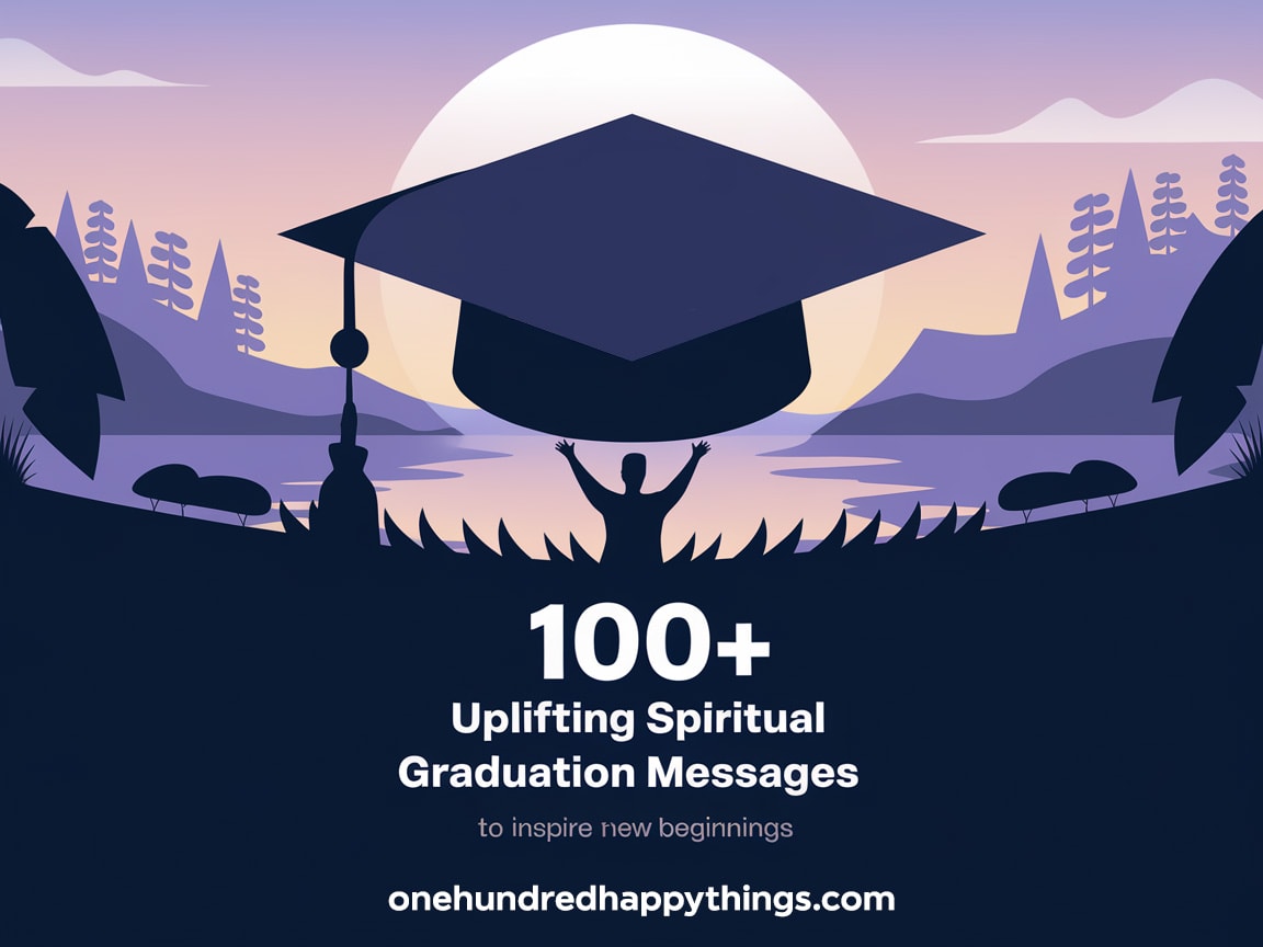 100+ Uplifting Spiritual Graduation Messages to Inspire New Beginnings