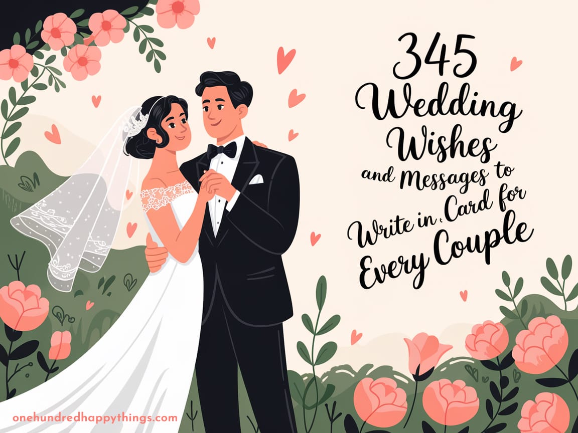 345 Wedding Wishes and Messages to Write in a Card for Every Couple