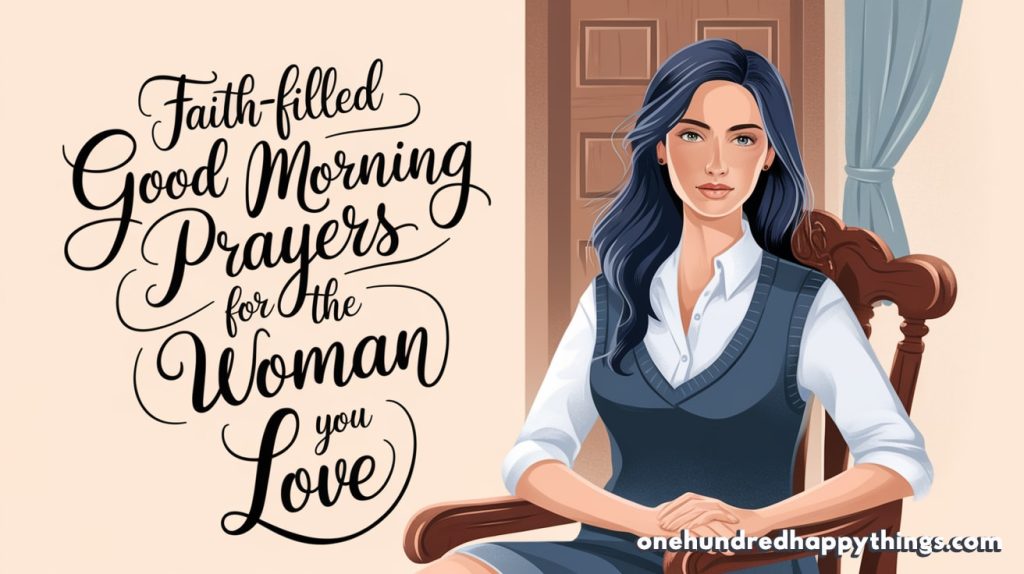 Faith-Filled Good Morning Prayers for the Woman You Love to Start Her Day