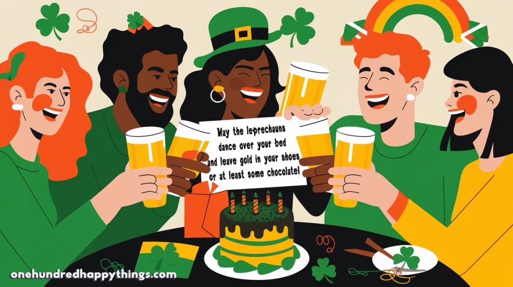 Playful Irish blessings with a funny twist to brighten any occasion.