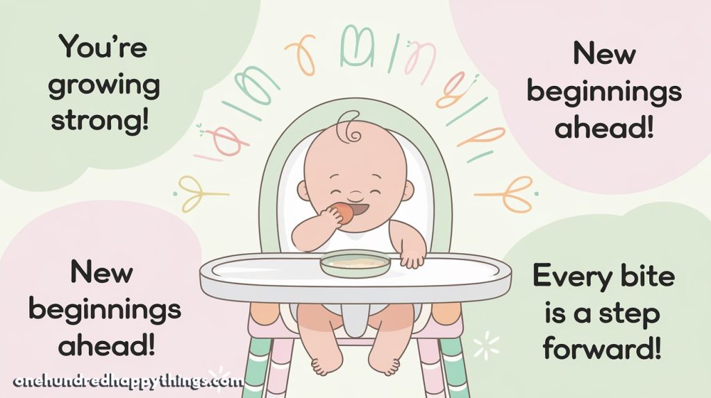 Positive affirmations for a joyful weaning ceremony to encourage growth and happiness