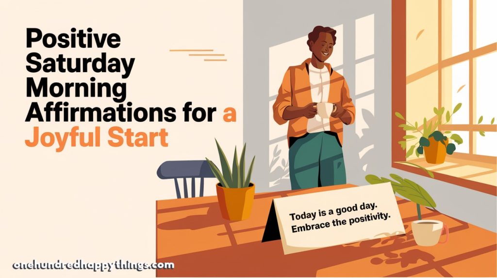 Positive Saturday Morning Affirmations for a Joyful Start to Your Weekend