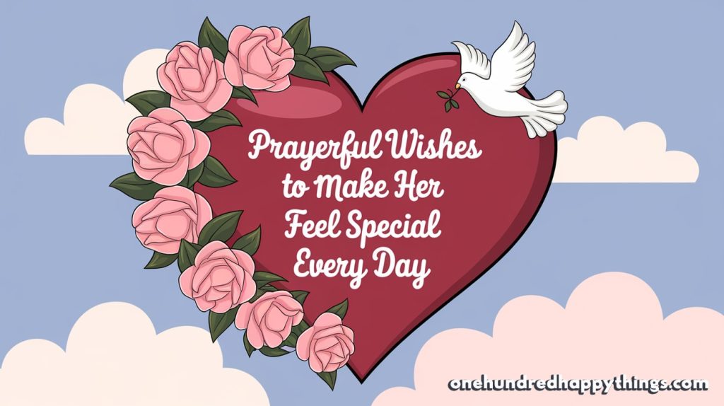 Prayerful Wishes to Make Her Feel Special Every Day with Love and Blessings